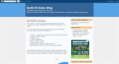 Desktop Screenshot of builditsolarblog.com