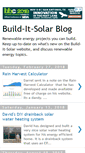 Mobile Screenshot of builditsolarblog.com